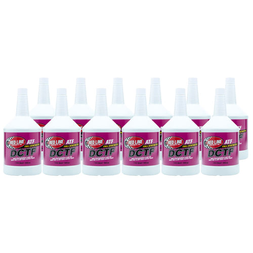 Full Synthetic Red Line High Performance Dual Clutch Transmission Fluid (DCTF) - 1 Quart (12 Pack)