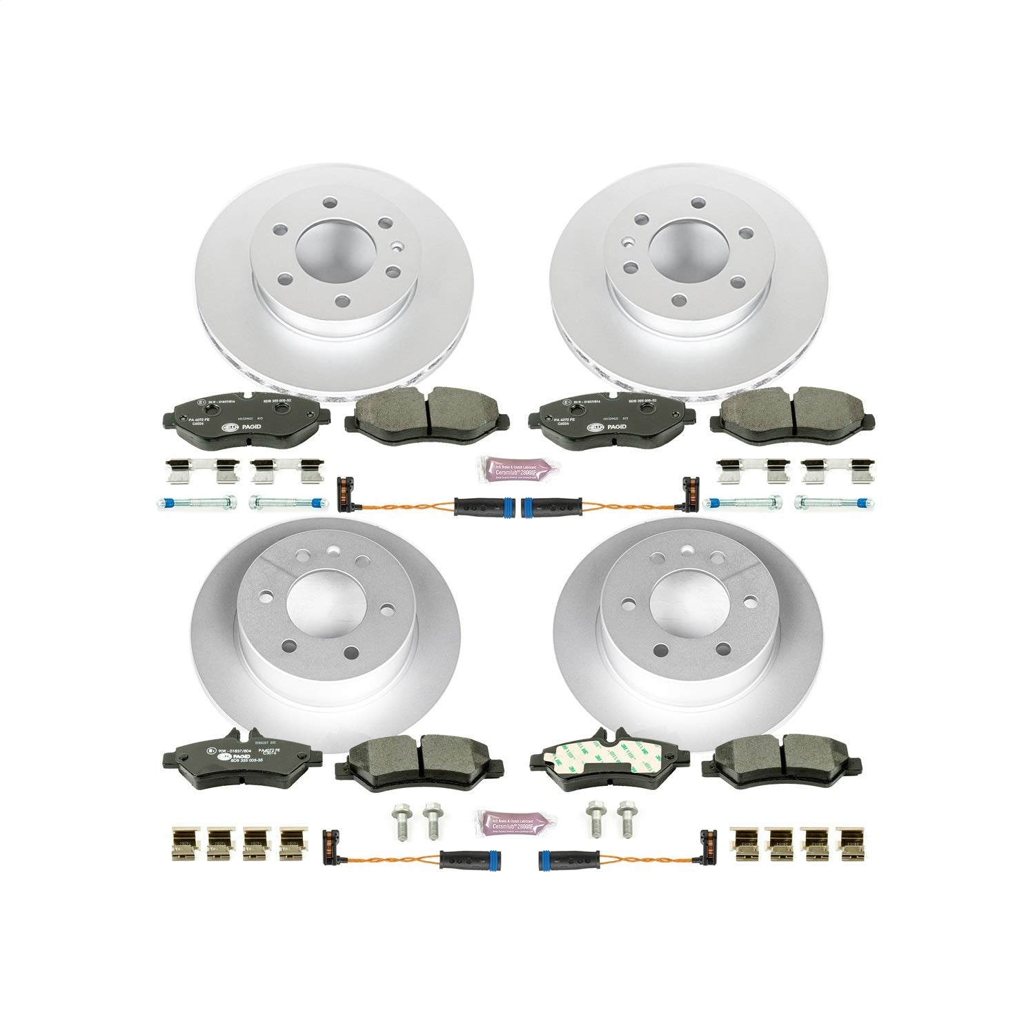 Euro-Stop Brake Kit Power Stop Front & Rear Mercedes