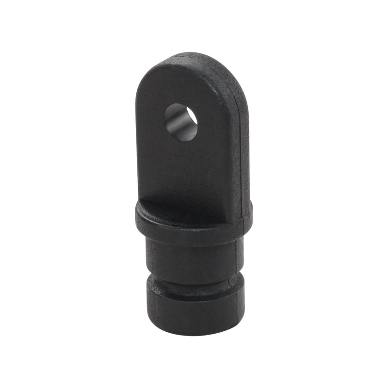 3402BP Whitecap Nylon 3/4" Inside Eye Top Fitting - Pair, Black