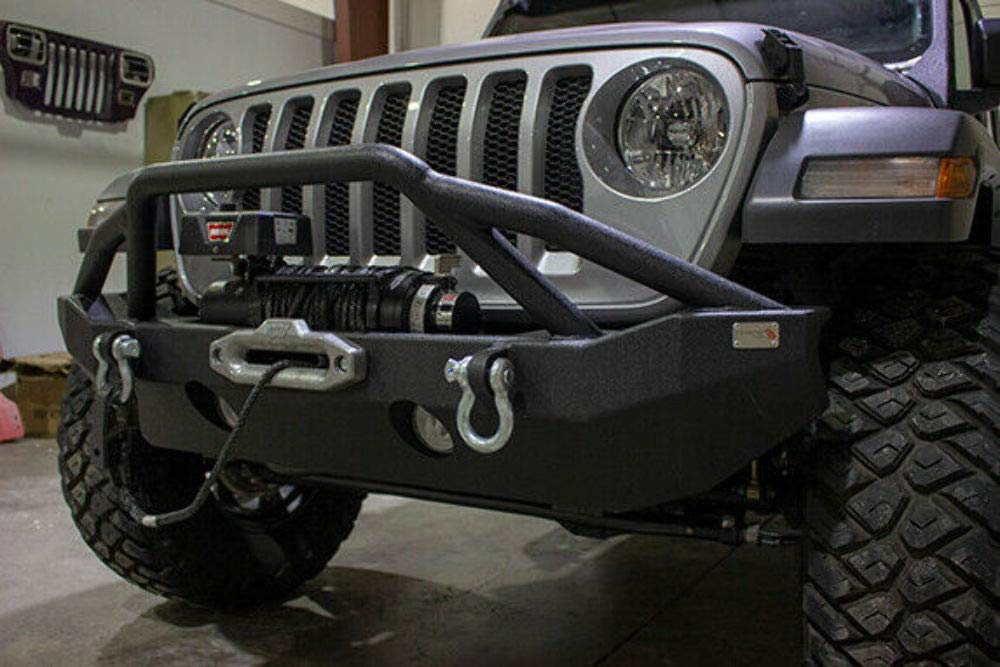 JL Fishbone Mid Width Winch Bumper