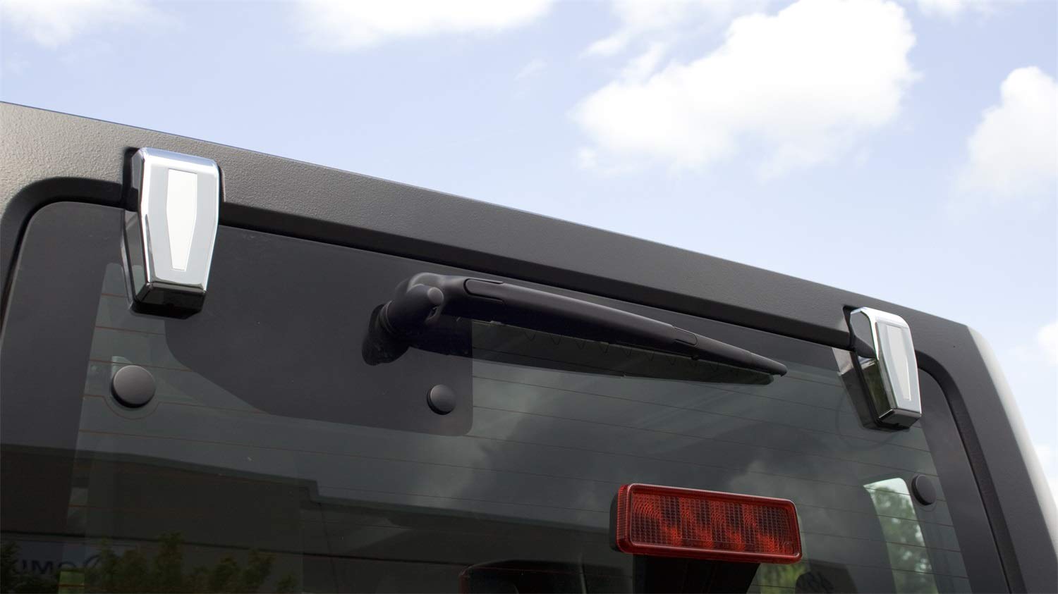 Rugged Ridge Hinge Cover Kit Liftgate for Jeep Wrangler JK | 13311.25 | Fits 2007-2018 Jeep Wrangler JK