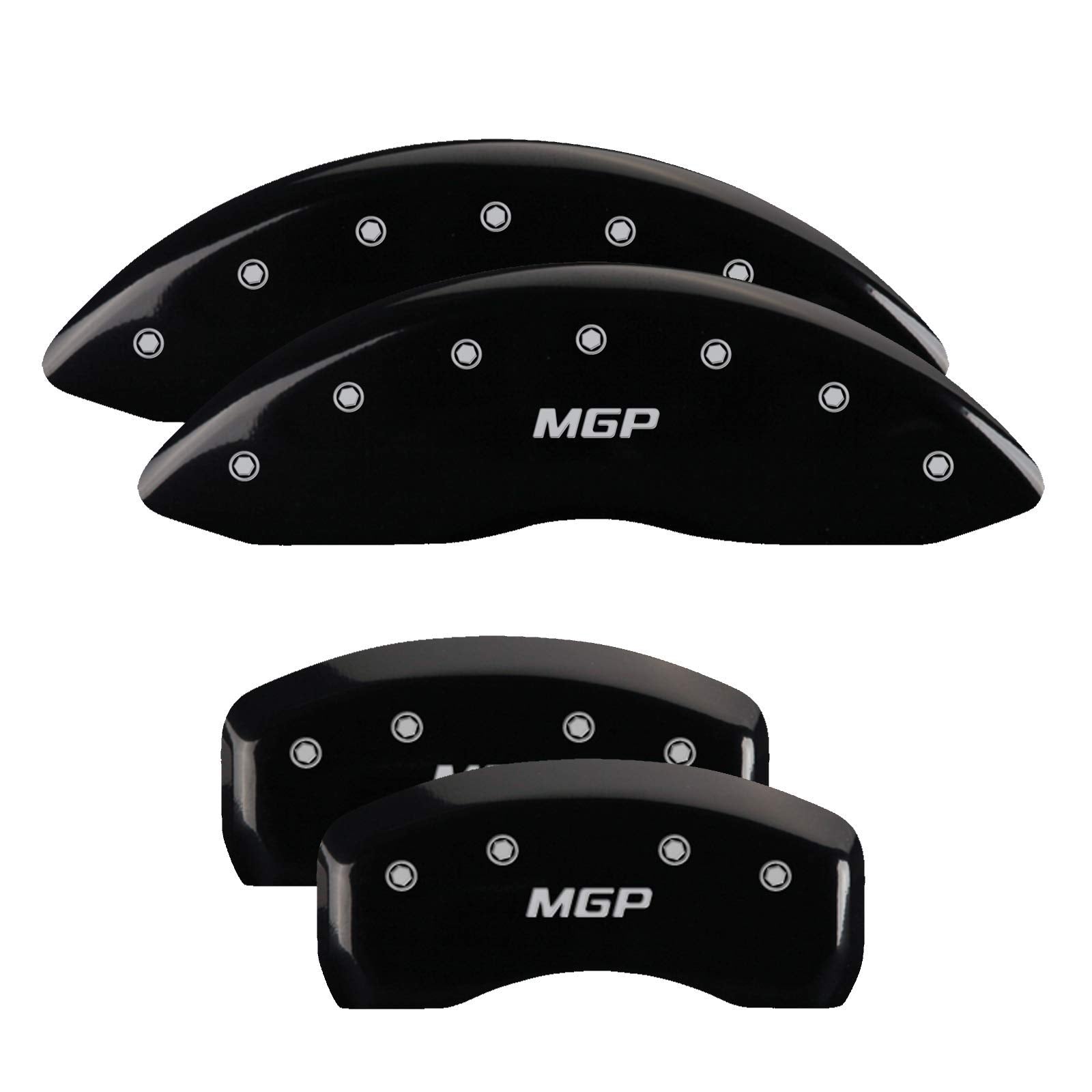 MGP 21183SMGPBK Black Caliper Covers Fits 2016-2019 Kia Optima (Mechanical Parking Brake) Engraved with MGP (Front/Rear Covers; set of 4)