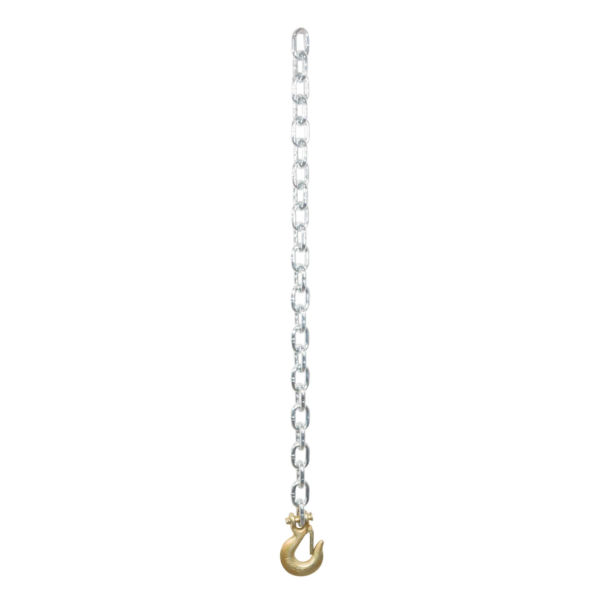 CURT 35-Inch Trailer Safety Chain with 5/16-In Clevis Snap Hook, 11,700 lbs Break Strength
