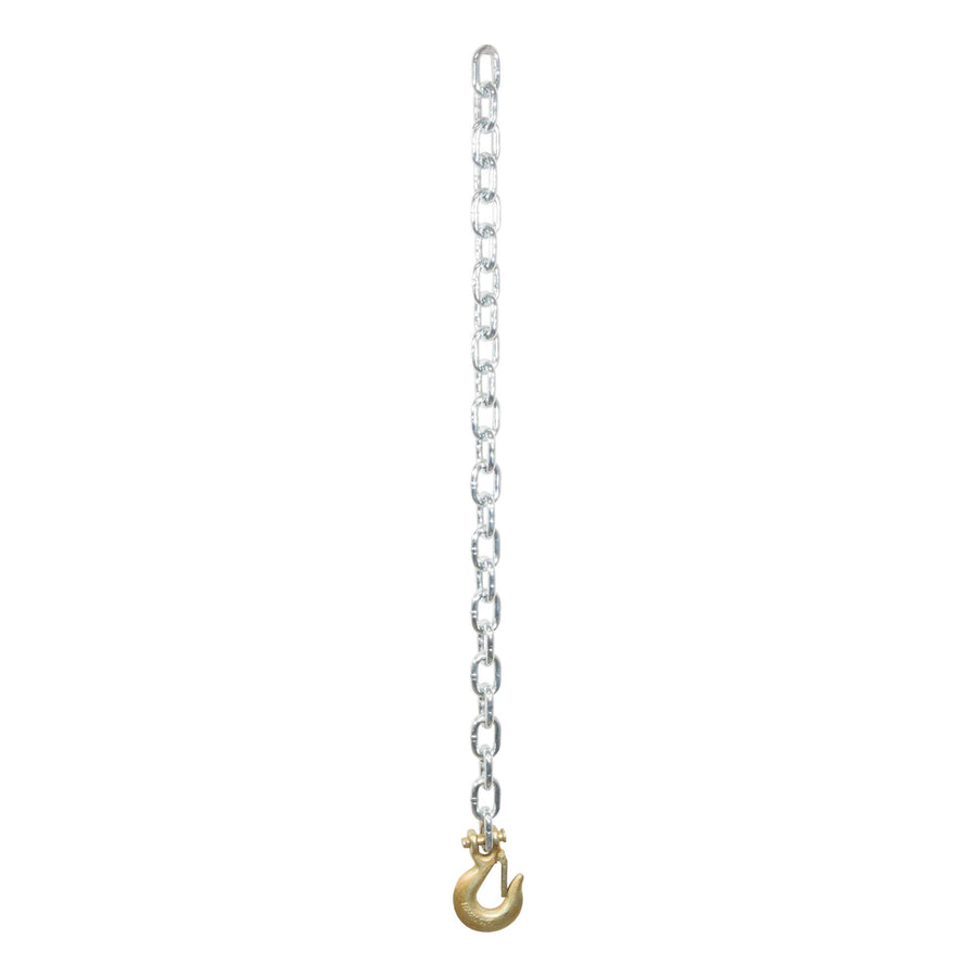 CURT 35-Inch Trailer Safety Chain with 5/16-In Clevis Snap Hook, 11,700 lbs Break Strength