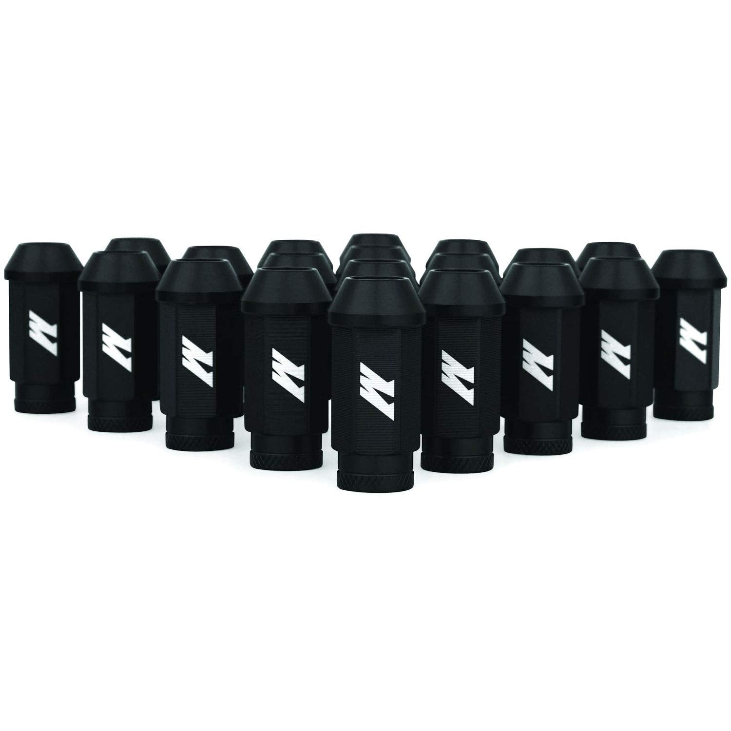 Mishimoto Aluminum Competition MMLG-125-BK Black (M12 x 1.25 Thread Size) Lug Nut