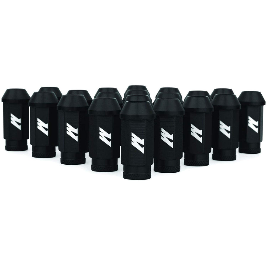 Mishimoto Aluminum Competition MMLG-125-BK Black (M12 x 1.25 Thread Size) Lug Nut