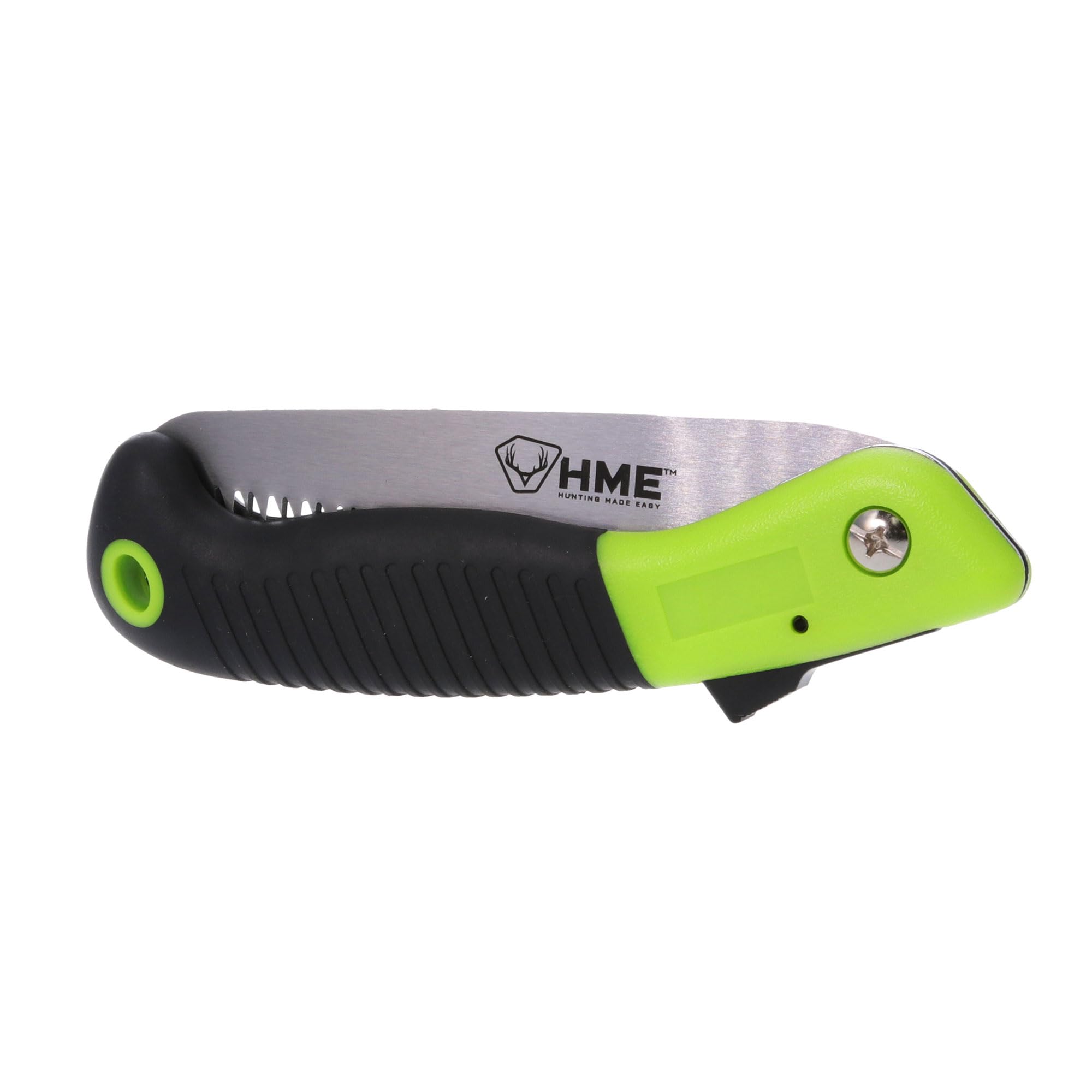 Folding Saw Combo Pack HME - Hand Saw with Hand Protector, 5" Wood Blade & 5" Bone Blade for Hunting Camping, Backpacking
