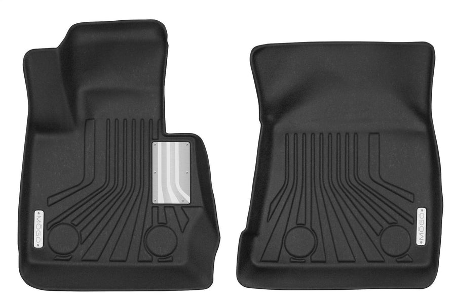 Husky Liners Front MOGO | Floor Liners - Black | 70061 | Fits 2011-2017 BMW X3 2 Pcs