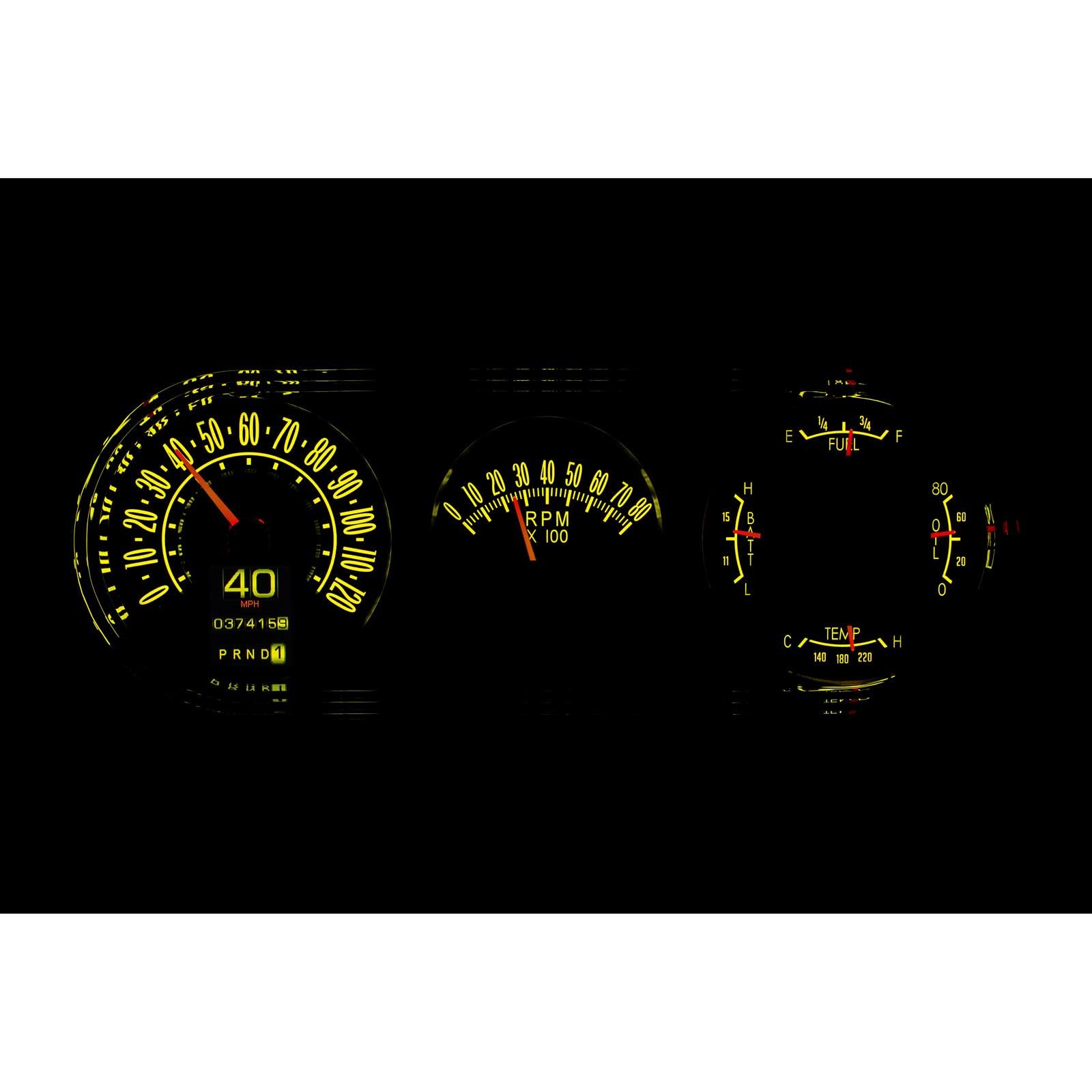 Dakota Digital Retrotech Gauge Instrument System RTX-63C-NOV-X Compatible with 1963-65 Chevy Nova
