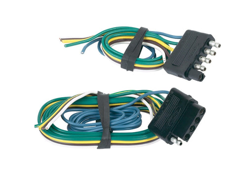Vehicle/Trailer 5-Wire Flat Wiring Set