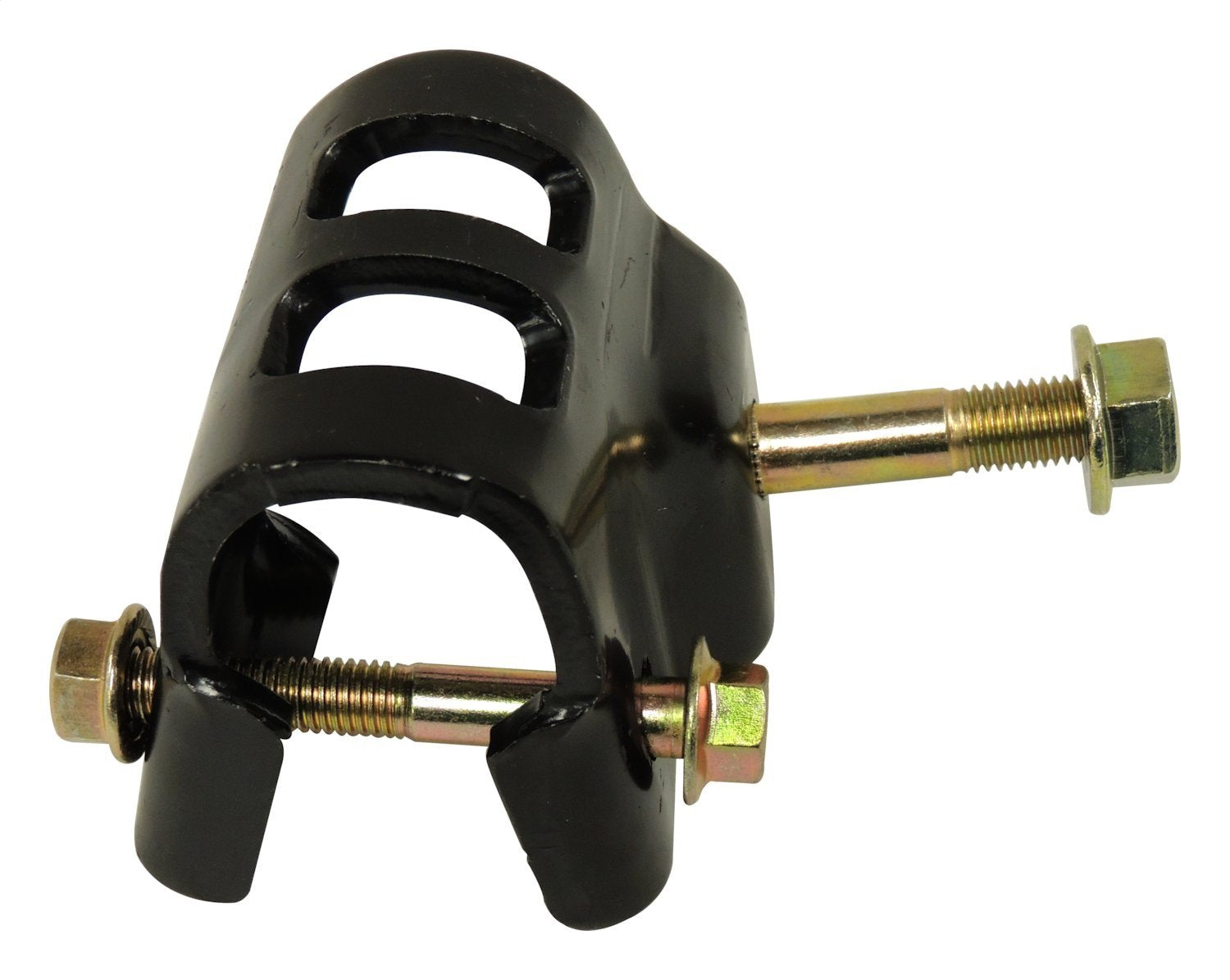 Automotive Crown Steering Stabilizer Bracket, Black, Zinc