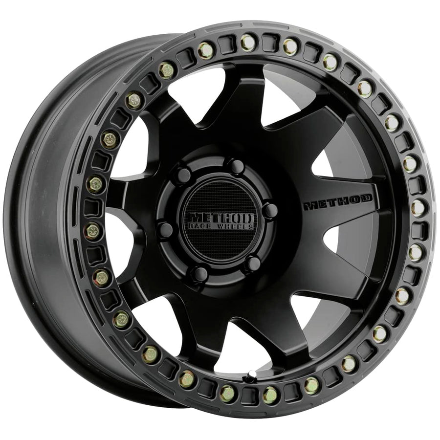 Black Method Race Wheels 108 Wheel with Matte (17 x 9. inches /6 x 5 mm, -44 mm Offset)