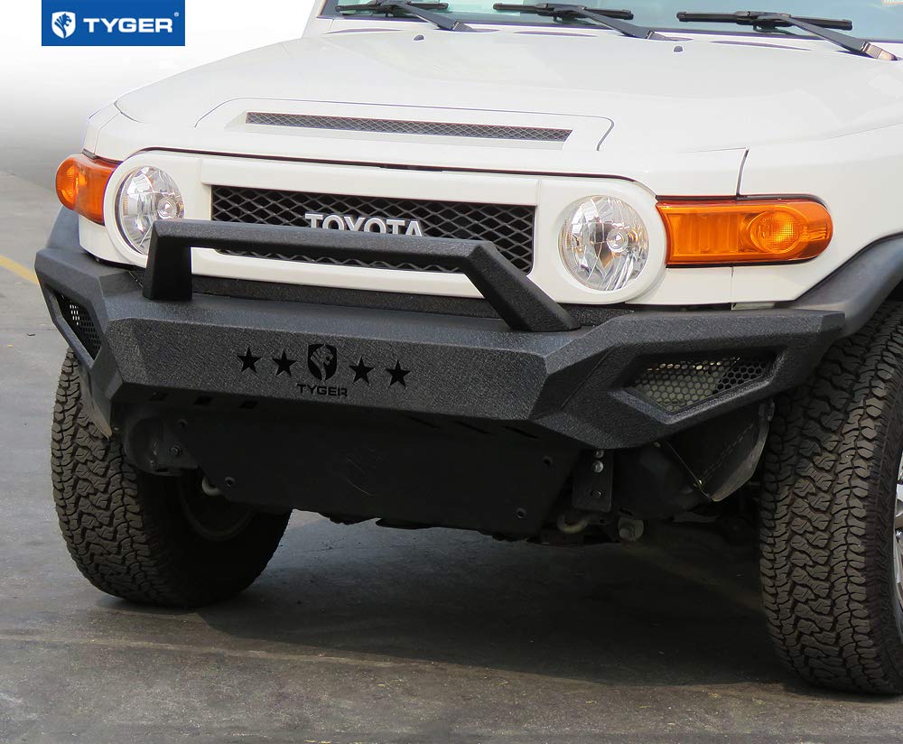 Tyger Auto TG-BP6T80668 Front Bumper Kit Tyger Fury Compatible with 2007-2014 Toyota FJ Cruiser | Textured Black | Rock Crawler
