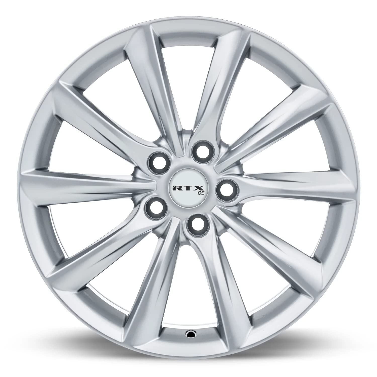 ALTO RTX Custom Wheel - 19x8.5, 35 Offset, 5x120.65 Bolt Pattern, 64.1mm Hub - Hyper Silver Rim