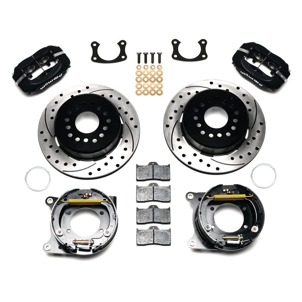 Forged Wilwood Dynalite P/S Park Brake Kit Drilled BOP Axle 2.75in Bearing 2.75 Offset