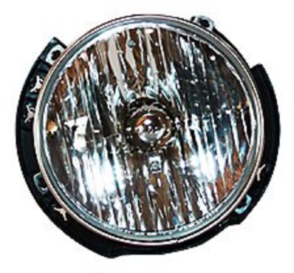 Right TYC Headlight Assembly Compatible with 2007-2018 Jeep Wrangler