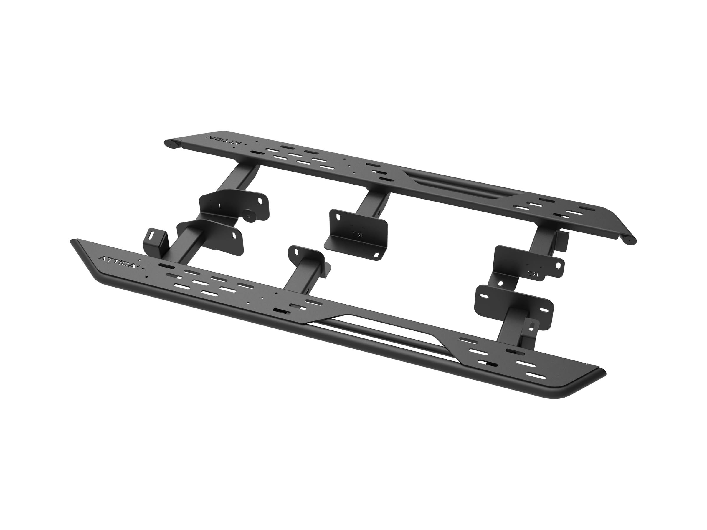 Cobra Tek - Side Steps Attica4x4 Terra Series | Compatible with Ford Bronco (2021-2023) | 4 Door only | Rugged Overland-Inspired Design with Heavy-Duty Steel Construction and Grip Plates.