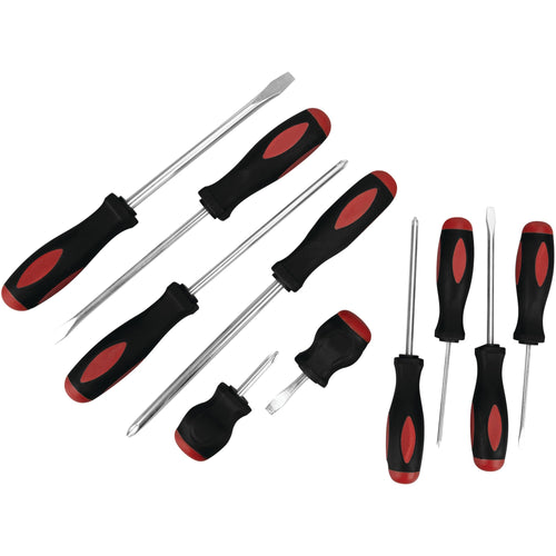 10-Piece Performance Tool Screwdriver Set with Storage Rack