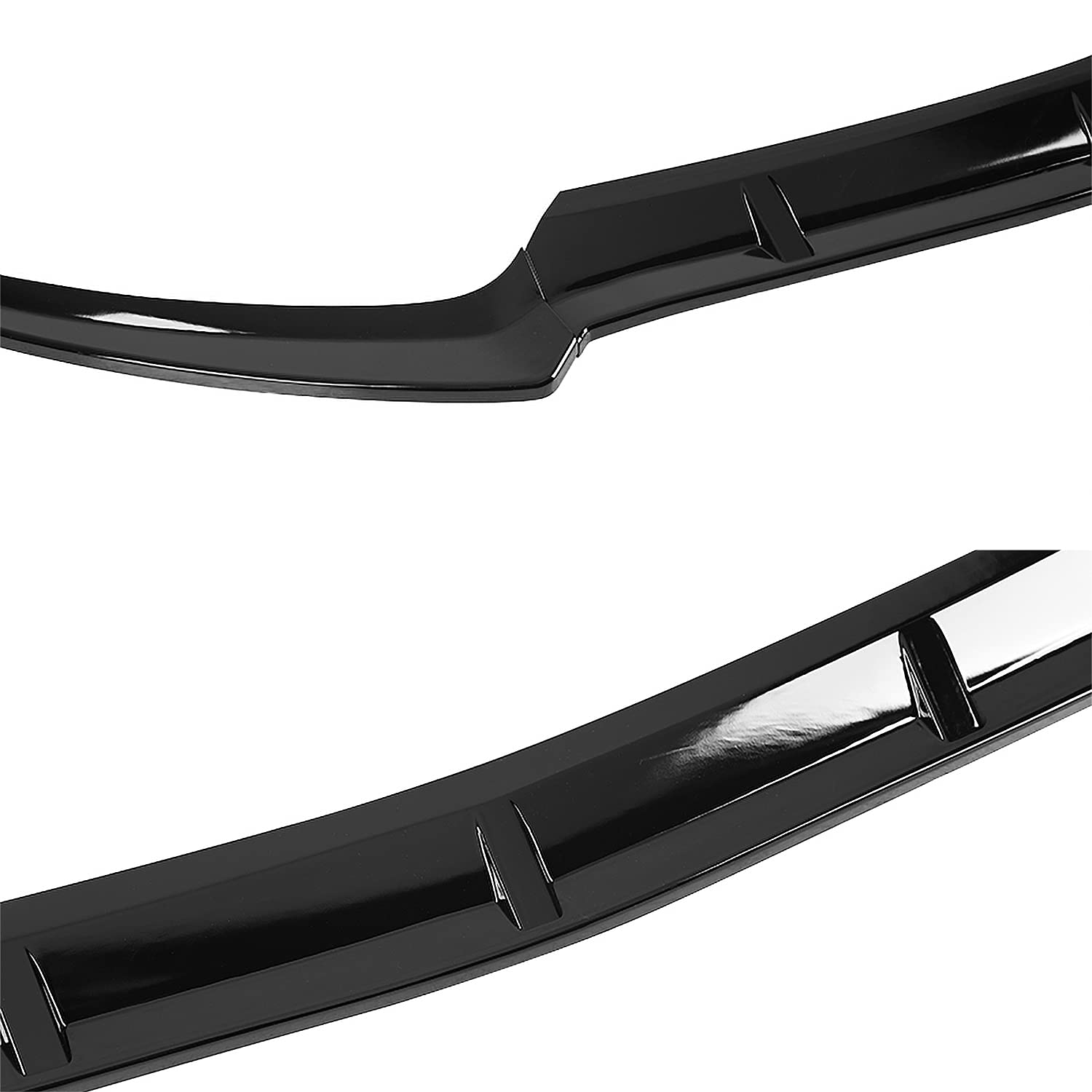 Glossy Black Spec-D Tuning Front Lip Spoiler Splitter Compatible with 2015-2018 Mercedes Benz C-Class W205