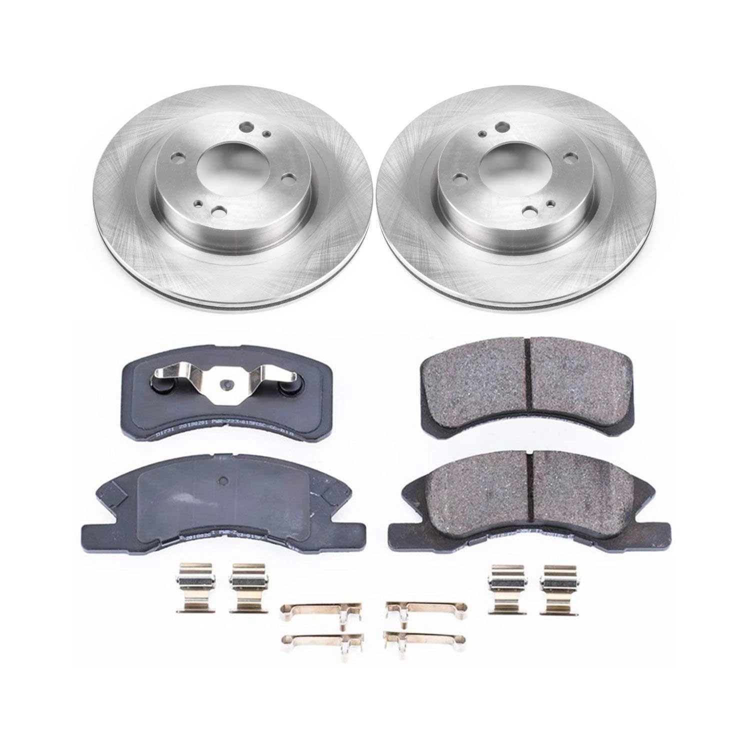 Power Stop Autospecialty KOE7894 Front Replacement Brake Kit-OE Brake Rotors & Ceramic Brake Pads