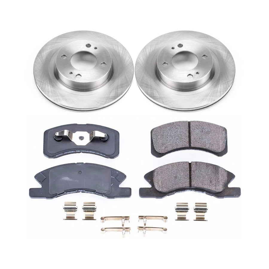 Power Stop Autospecialty KOE7894 Front Replacement Brake Kit-OE Brake Rotors & Ceramic Brake Pads