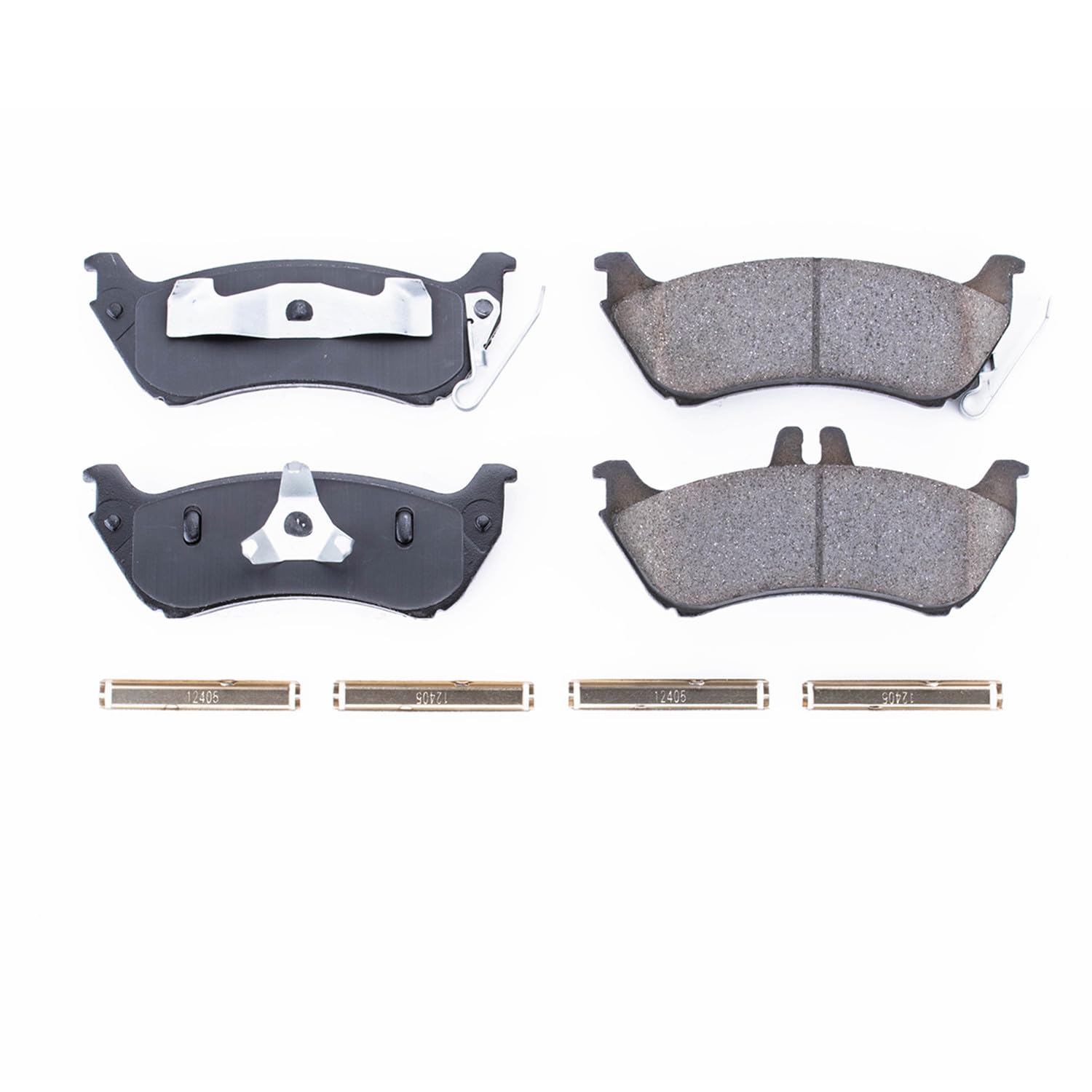 Power Stop Front Brake Kit For ML320 Mercedes-Benz 1998-03 |ML350 2003-05 |ML430 1999 - Ceramic Brake Pads With Installation Hardware, 17-875