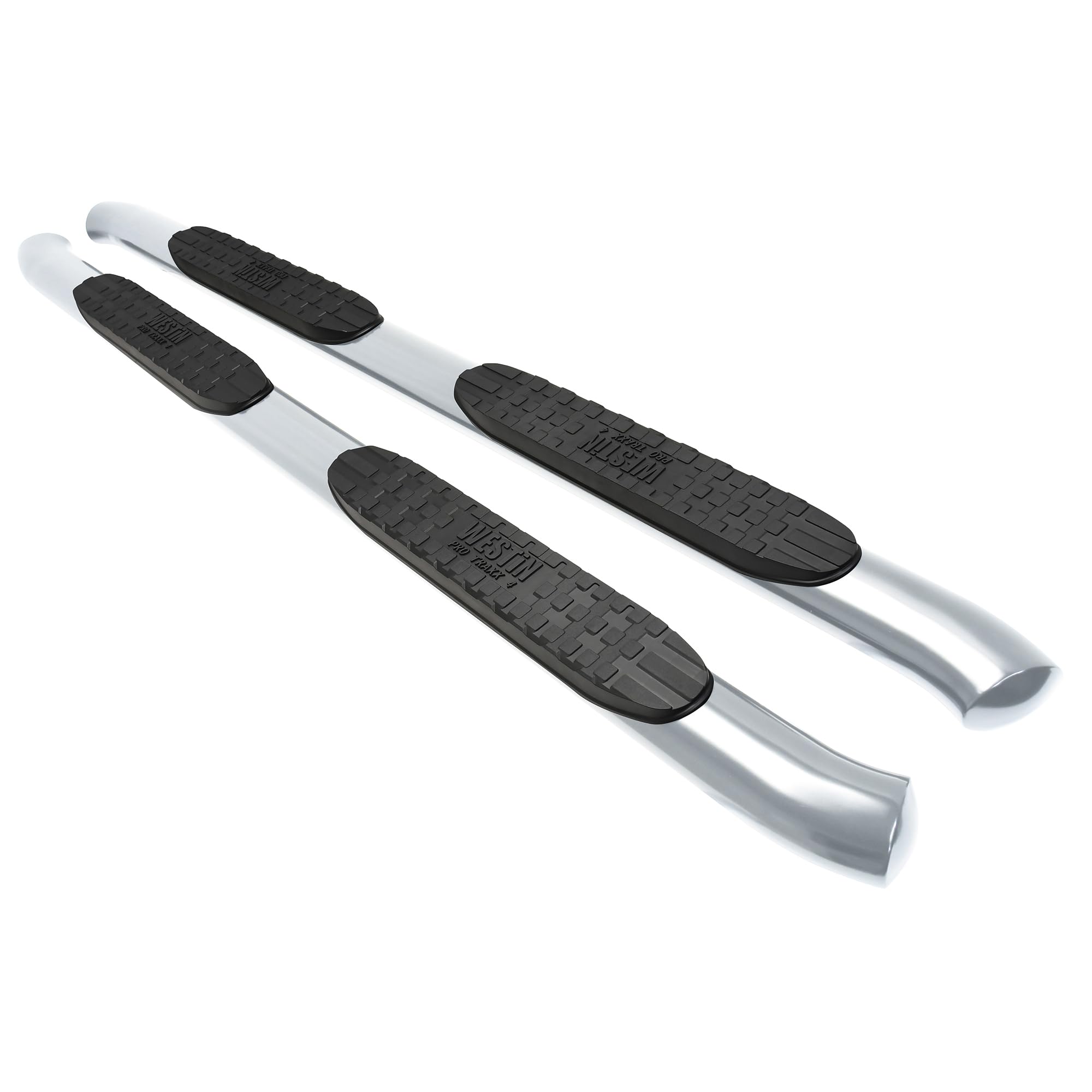 Pro Traxx 4 Oval Nerf Step Bars Westin 21-24220 fits 2022-2023 Tundra Double Cab Polished SS 1 Pair