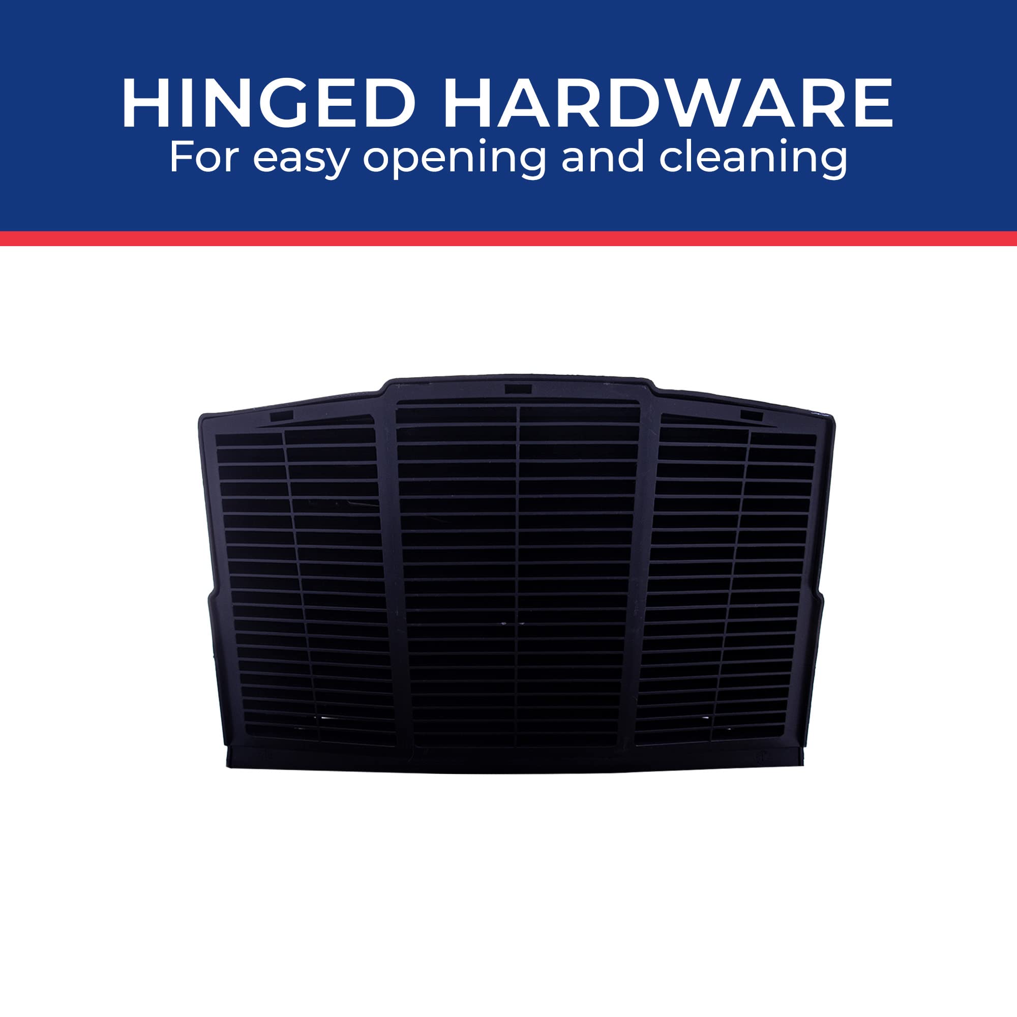 FANMATE MAXXAIR 00-955002 Cover with EZ Clip Hardware, Constant Airflow, Super Tough, Black Fan/Vent
