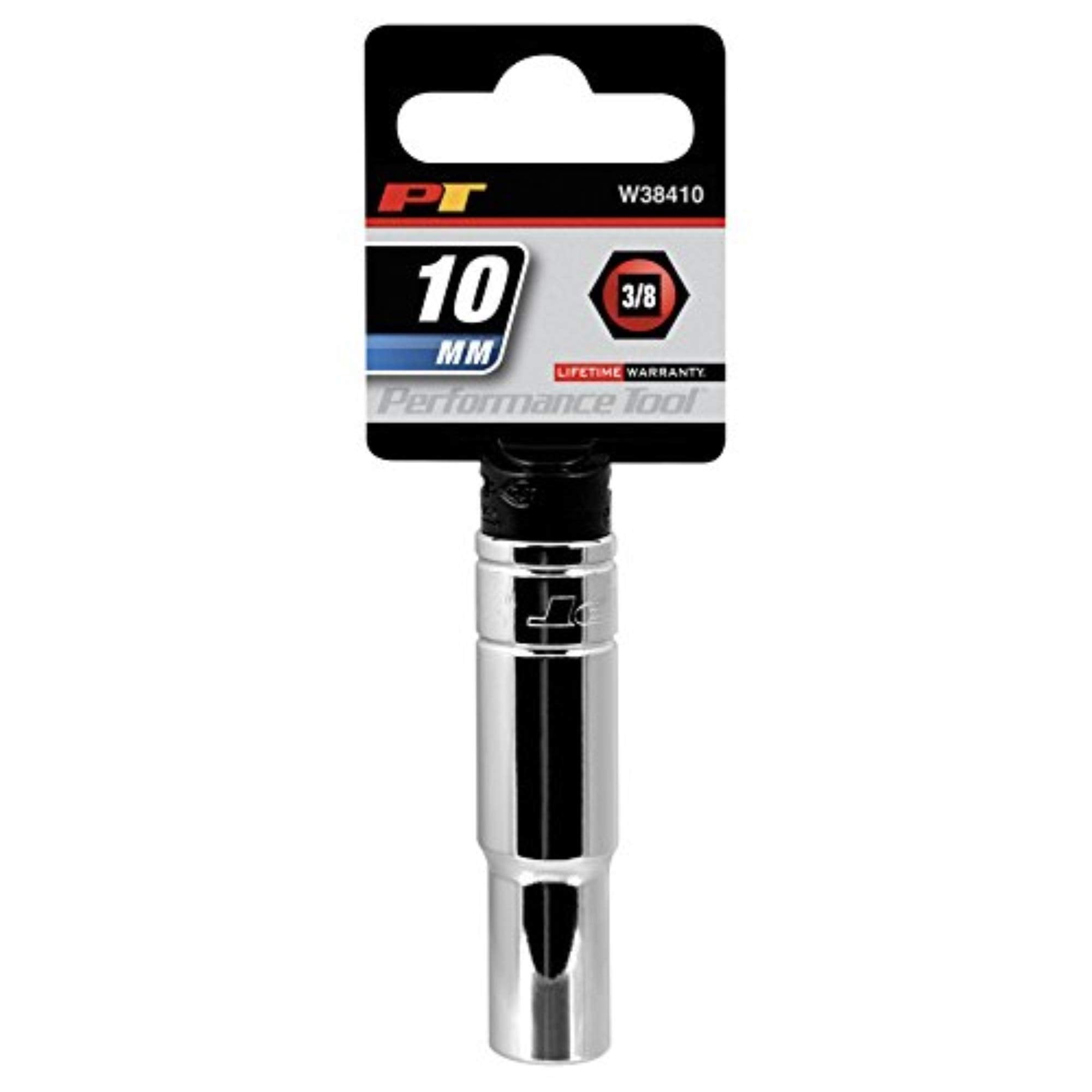 W38410 Performance Tool 3/8-Inch Drive 6-Point Socket, 10mm