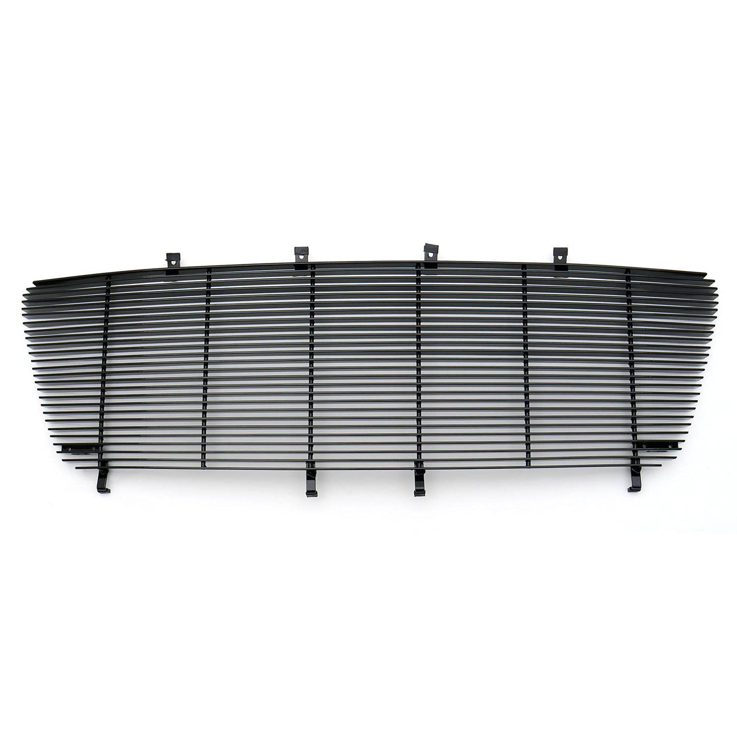 Horizontal T-Rex 21556B Aluminum Black Finish Billet Grille Insert for Ford F150