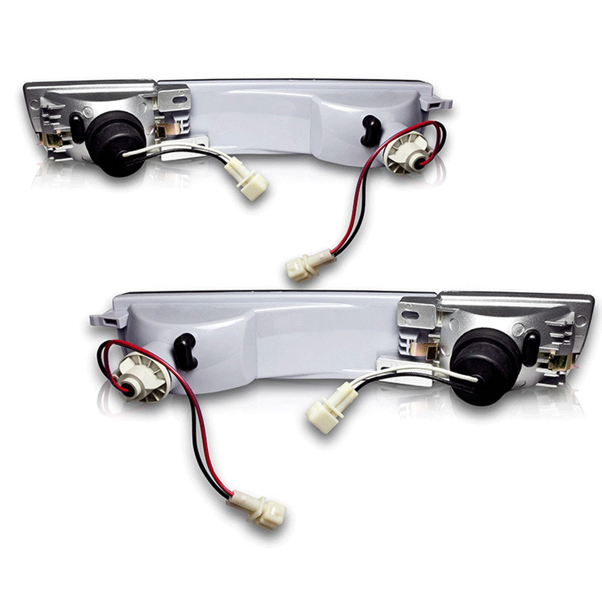 Fog Lights Winjet Compatible with [1993 1994 1995 1996 1997 1998 VW Golf/Jetta/Cabrio] for 1993-1998 VOLKSWAGEN JETTA/CABRIO/GOLF Driving Fog Lamps + Signal Lights