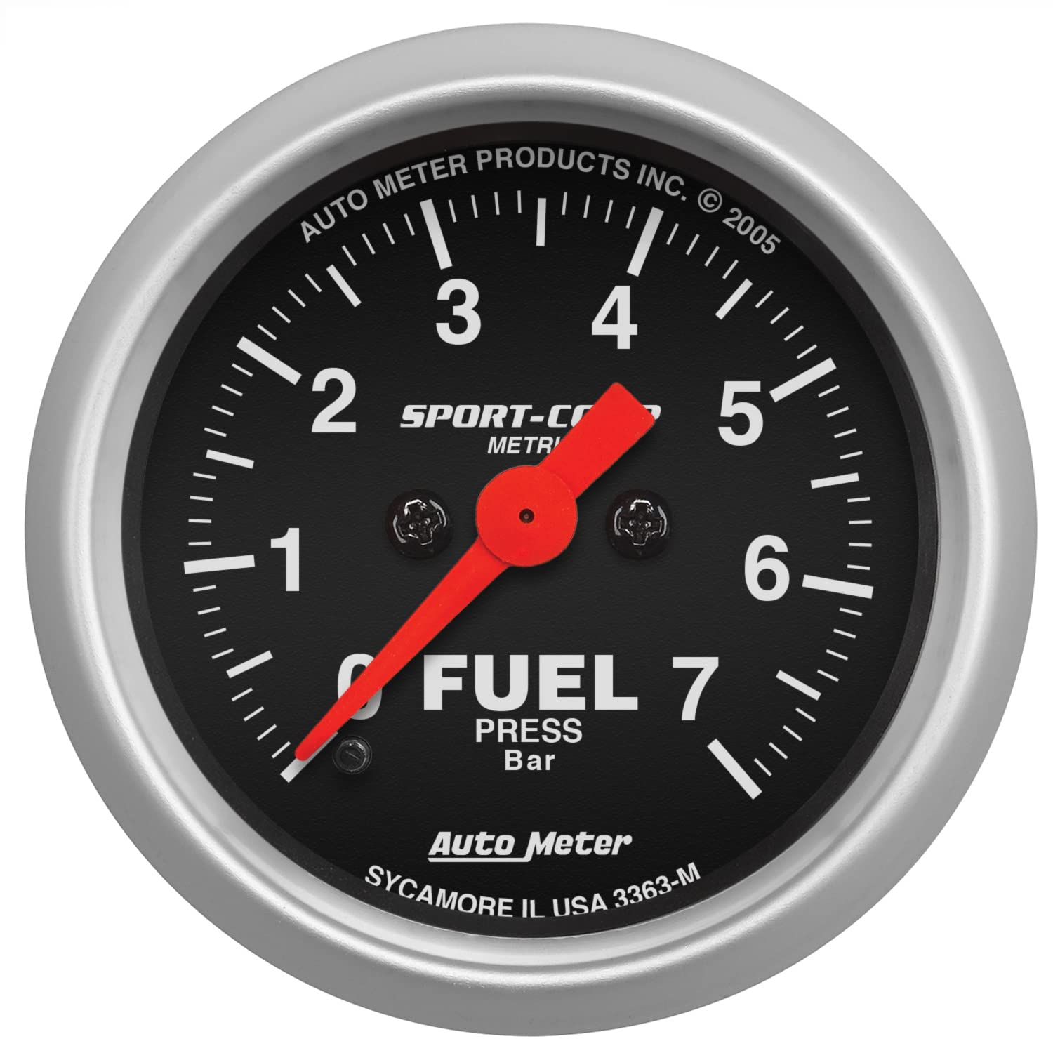 Sport-Comp Auto Meter 3363-M Electric Fuel Pressure Gauge