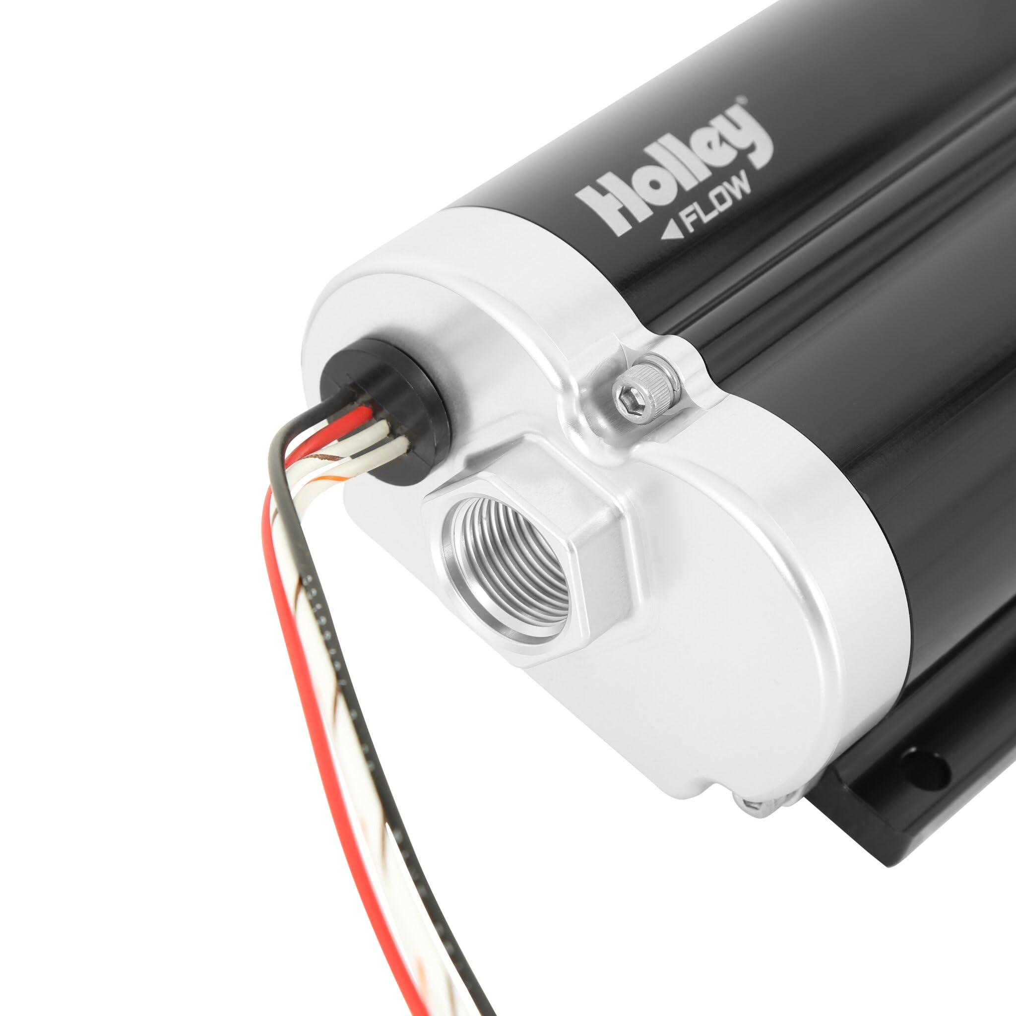 200 GPH Holley Dominator In-Line Billet Fuel Pump 12-1800