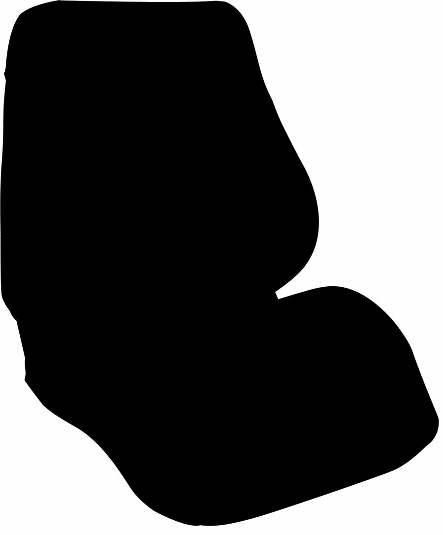 Black Vinyl ProCar by Scat 80-1050-71R Racing Rally Low Back Recliner Right Seat, Black Velour Insert Sides