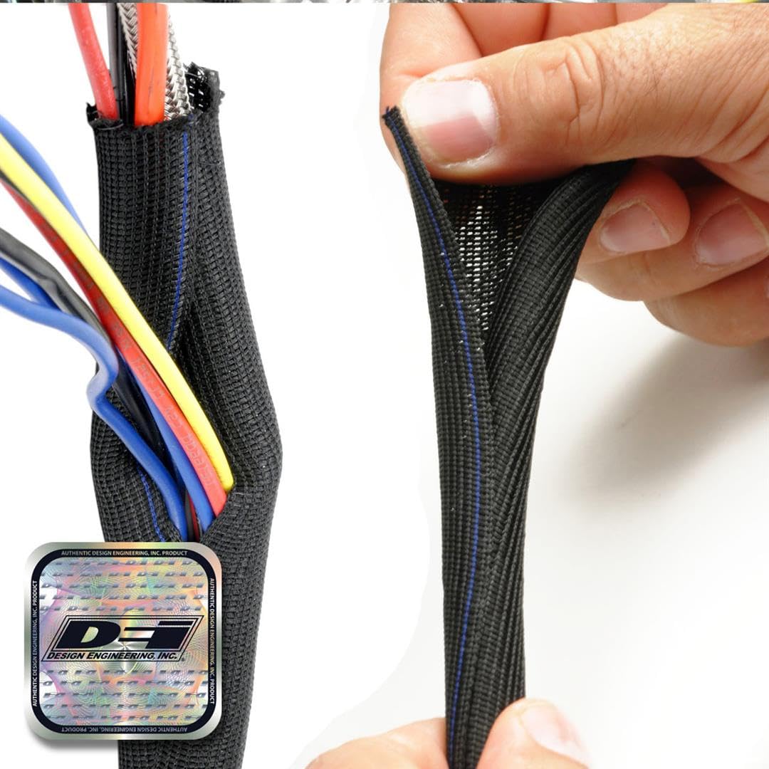 Easy Loom Design Engineering 010653 1/2" (13mm) x 12' Split Sleeve Wire and Hose Protection