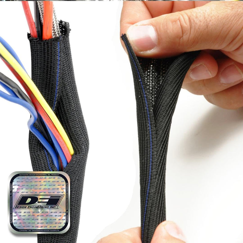 Easy Loom Design Engineering 010653 1/2" (13mm) x 12' Split Sleeve Wire and Hose Protection