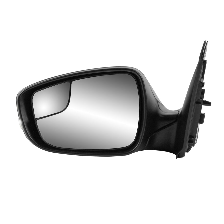Driver Side Fit Mirror for Hyundai Accent Hatchback, Sedan, Textured Black w/PTM Cover, w/Turn Signal, spot Mirror, Foldaway, Heated Power