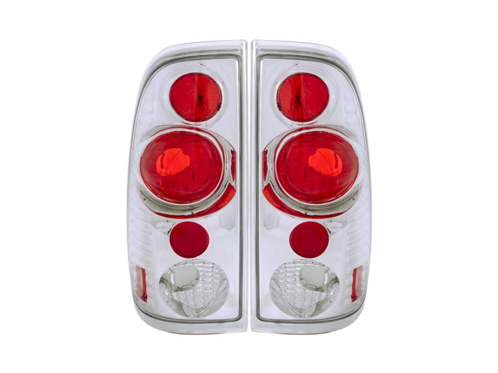 Ford Anzo USA Version 2 Chrome Tail Light Assembly - (Sold in Pairs)