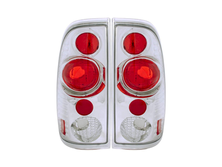 Ford Anzo USA Version 2 Chrome Tail Light Assembly - (Sold in Pairs)