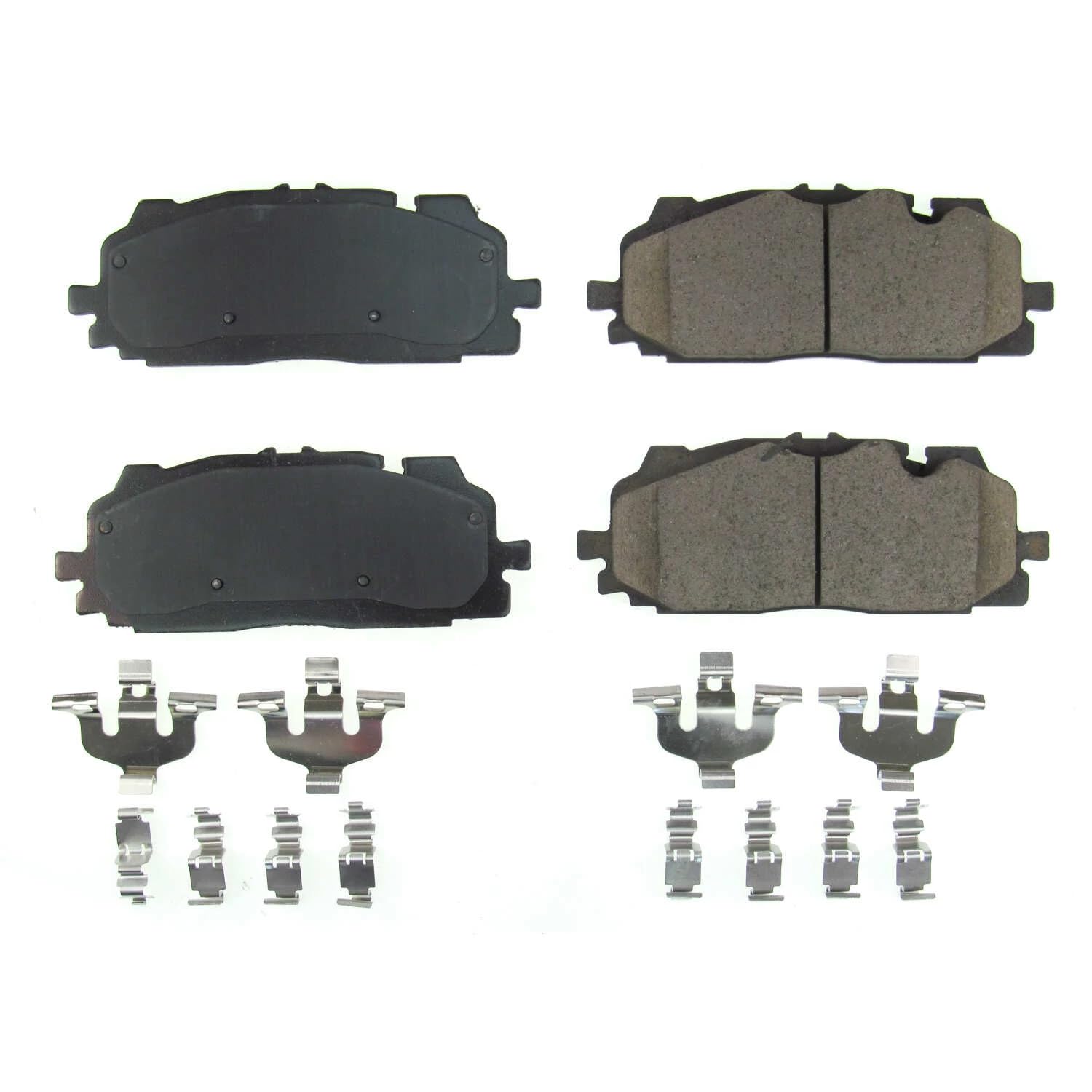 Power Stop Front Brake Kit For Audi A6 allroad 2020-21 |A6 Quattro 2019-25 |A7 Sportback 2019-25 |A8 Quattro 2019-25 |Q5 PHEV 2020-25 - Brake Pads Ceramic With Installation Hardware, 17-1894