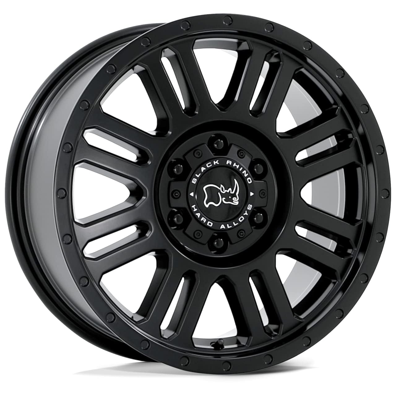 Black Rhino YELLOWSTONE Hard Alloys 16X8 6X130 6 38mm MATTE GUNMETAL - 1680YWN386130G84