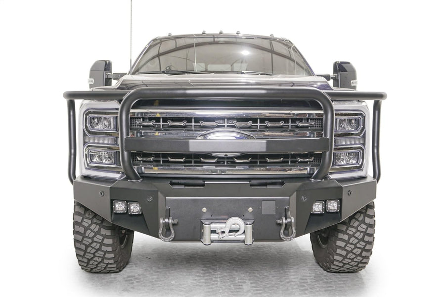 Fab Fours FS23-A5950-1 Front Winch Premium Bumper fits 23-23 Ford F-350 Super Duty - w/Full Grill Guard