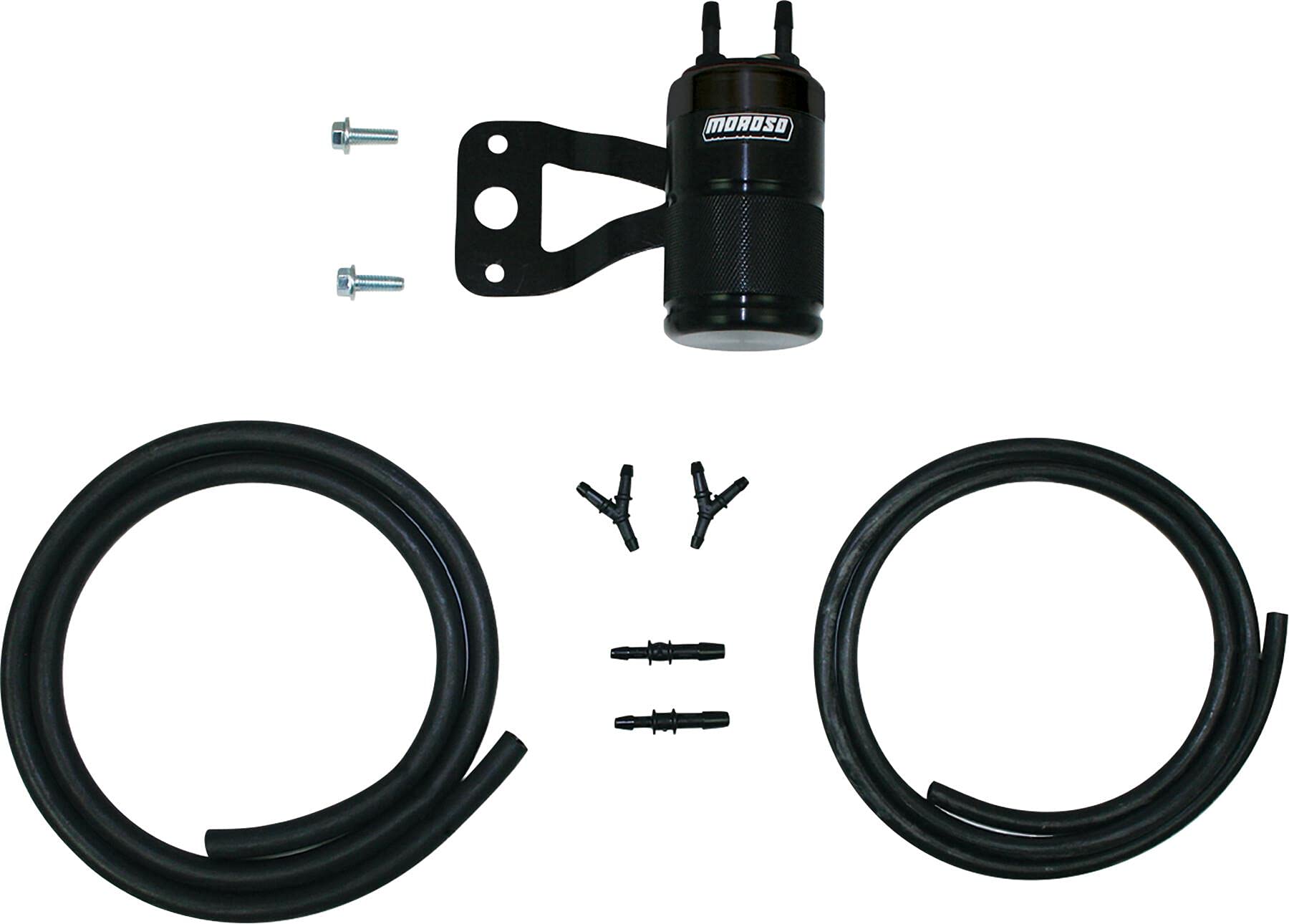 Air Oil Separator, Moroso 85713: H-D Twin Cam With Stock Air Cleaner, Polished