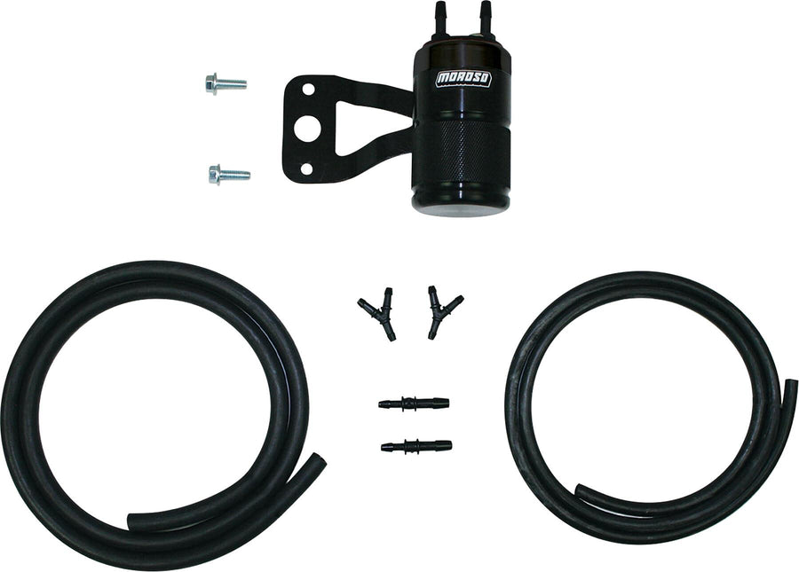 Air Oil Separator, Moroso 85713: H-D Twin Cam With Stock Air Cleaner, Polished