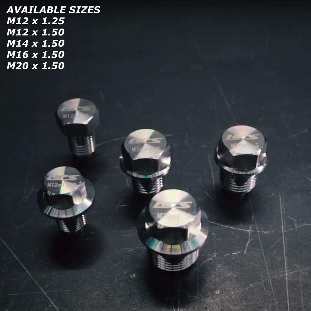 5000 Gauss HPS Performance Stainless Steel Magnetic Oil Drain Plug Bolt M20x1.5