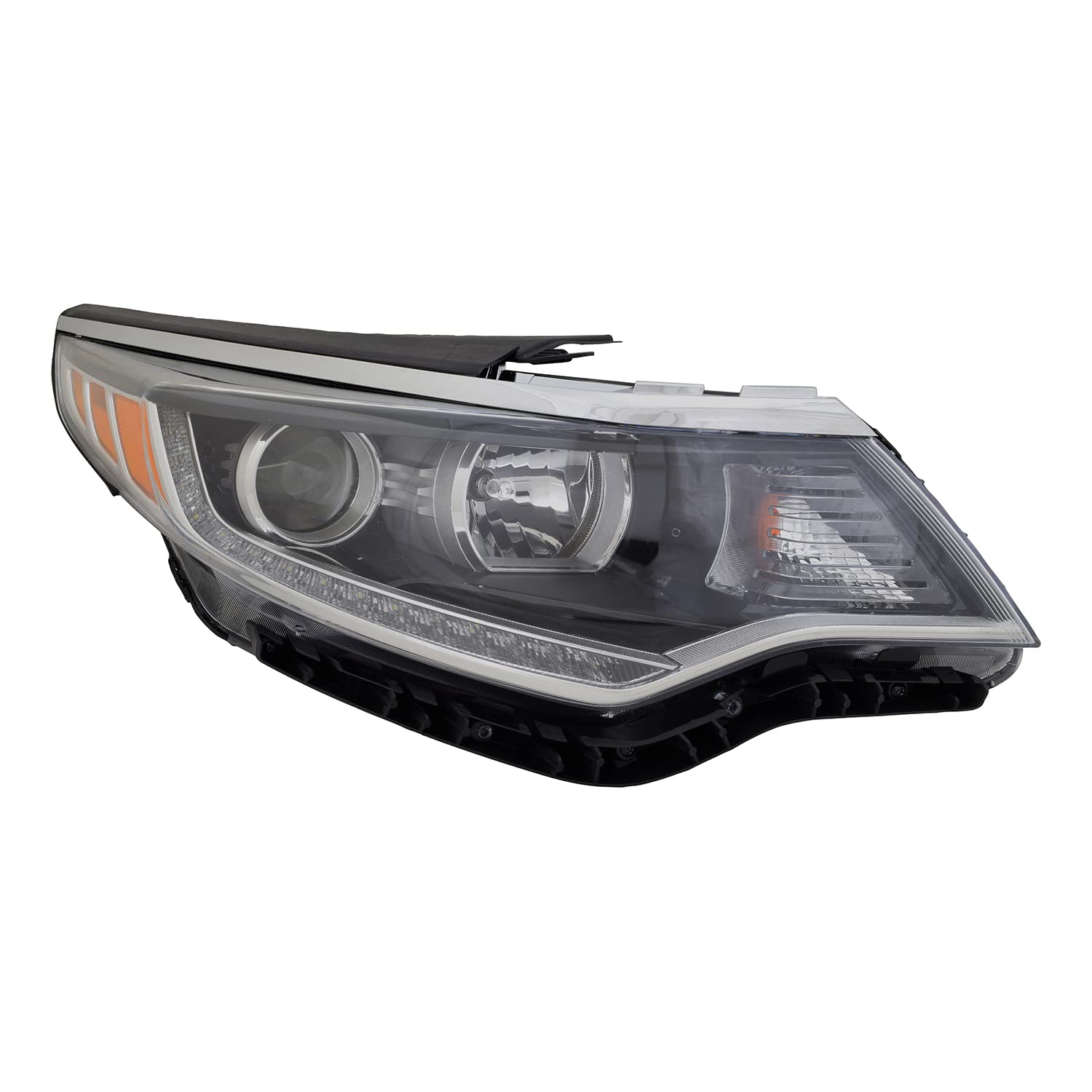 Right TYC Headlight Assembly Compatible with 2018-2018 Kia Optima