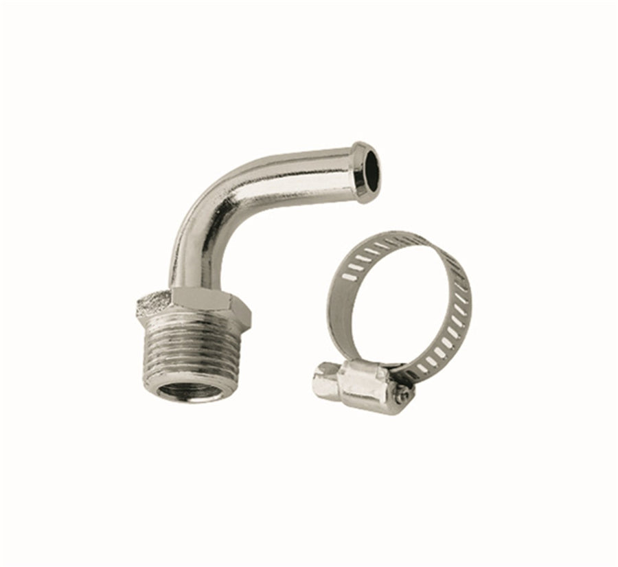 Chrome Plated Mr Gasket 2970G Fuel Line Fitting