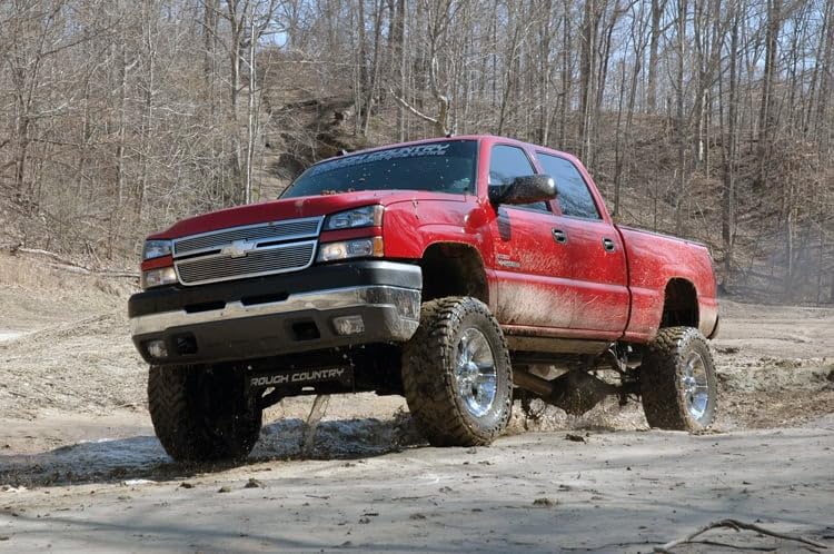 6" Rough Country Suspension Lift Kit for 2001-2010 Chevy/GMC 2500HD 4WD - 29730A