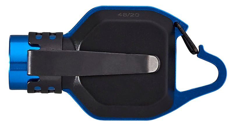 Pocket Mate Streamlight 73302 325-Lumen USB Rechargeable Pocket Keychain/Clip-on Flashlight, Blue