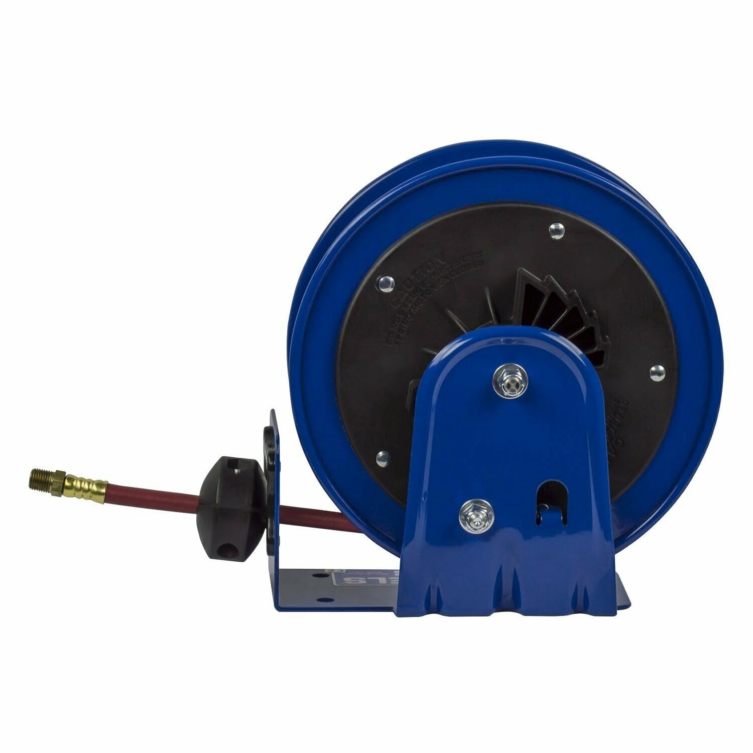 Coxreels Retractable Air/Water Low-Pressure Hose Reel, P-LP-450, P Series, ½” x 50’ - Easy-to-Use Compact Design- Heavy-Duty Steel Construction, Made in the USA